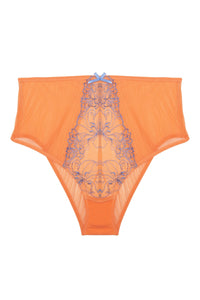 Palm Bay Coral Embroidery High Waist Brief