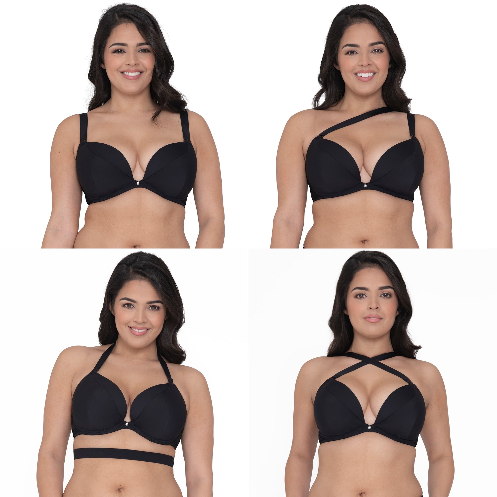 Black Super Plunge Multiway Bra