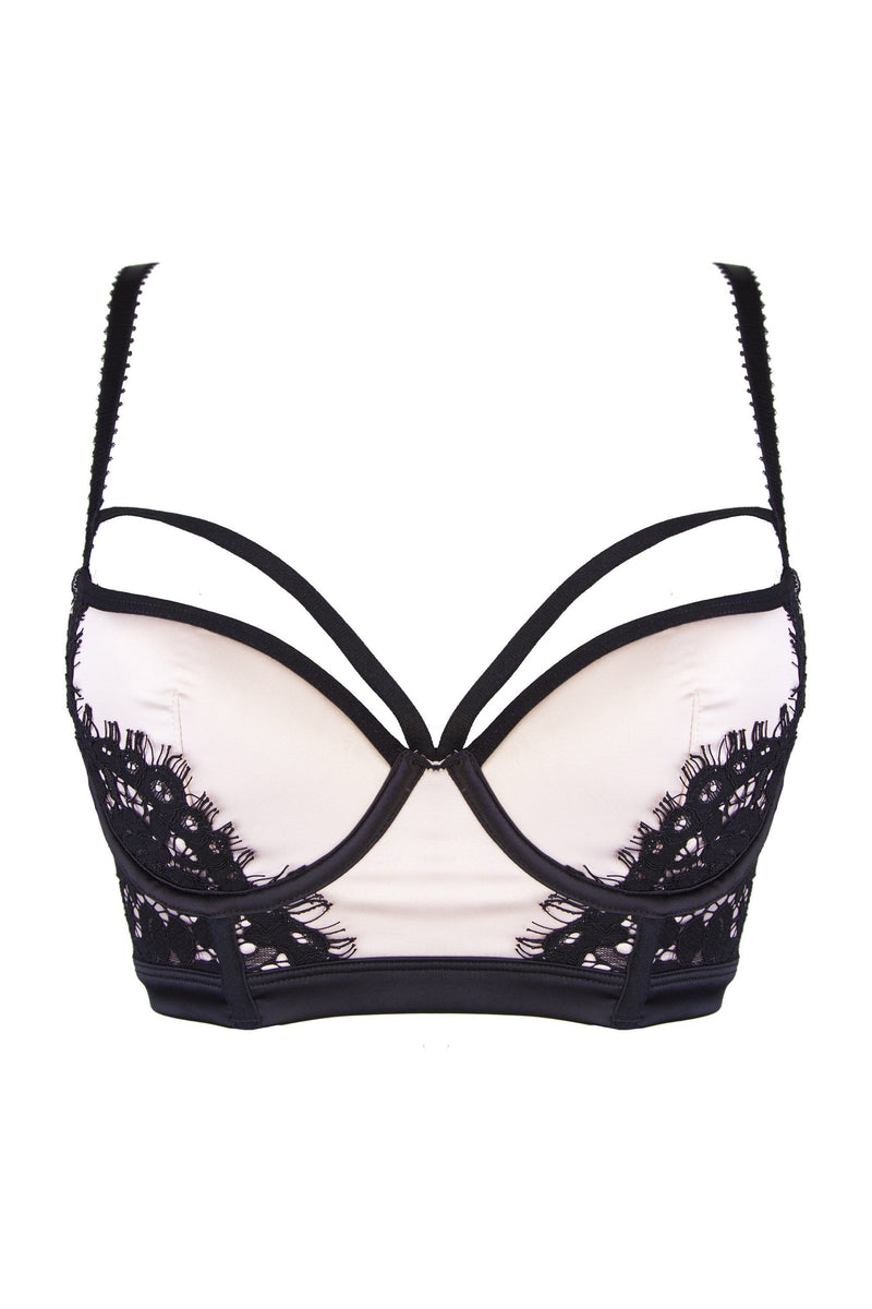 Hedy Textured Lace Plunge Bra A D Cups Playful Promises Usa 