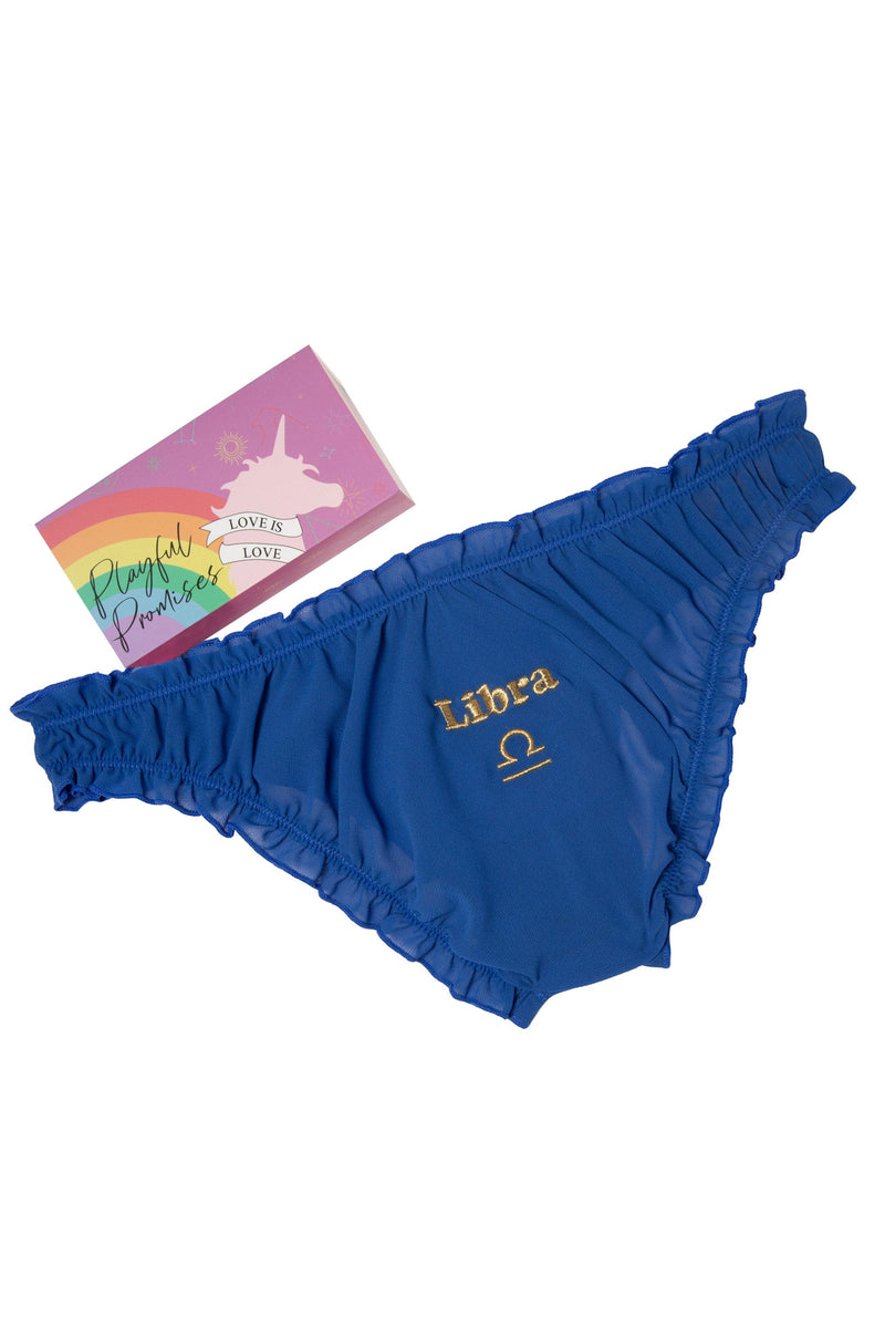 Libra Chiffon Star Sign Knickers Playful Promises USA