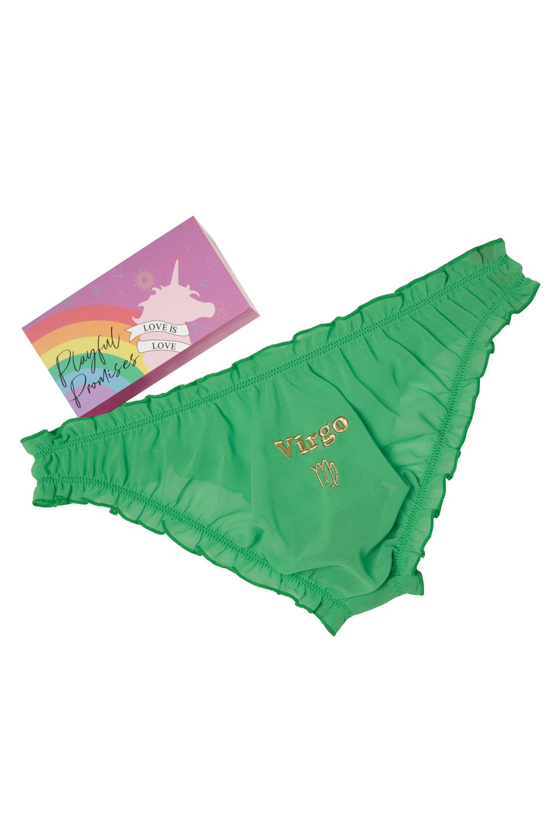 Virgo Chiffon Star Sign Knickers Playful Promises USA