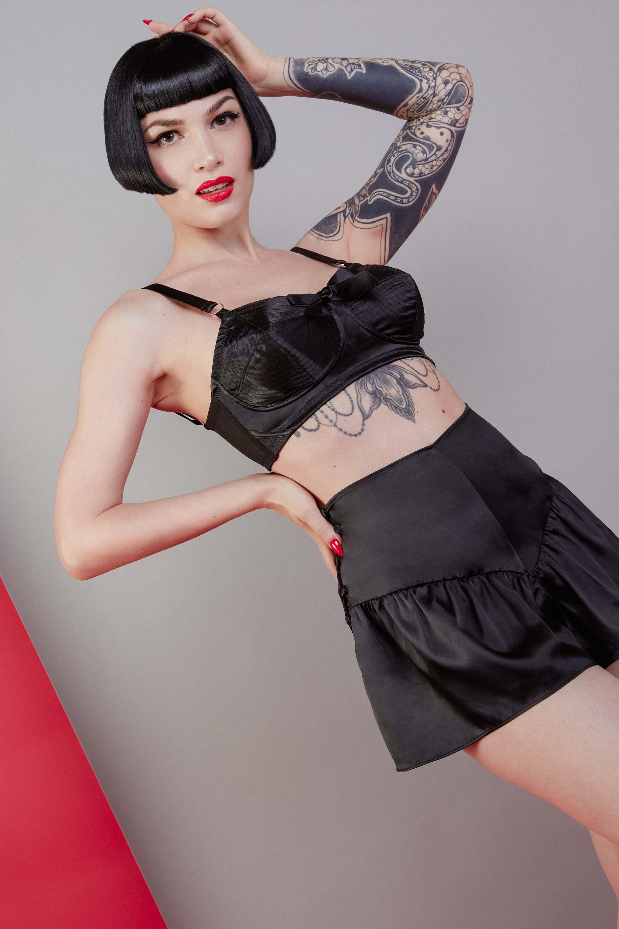 Bettie Page Black French Knicker – Playful Promises USA