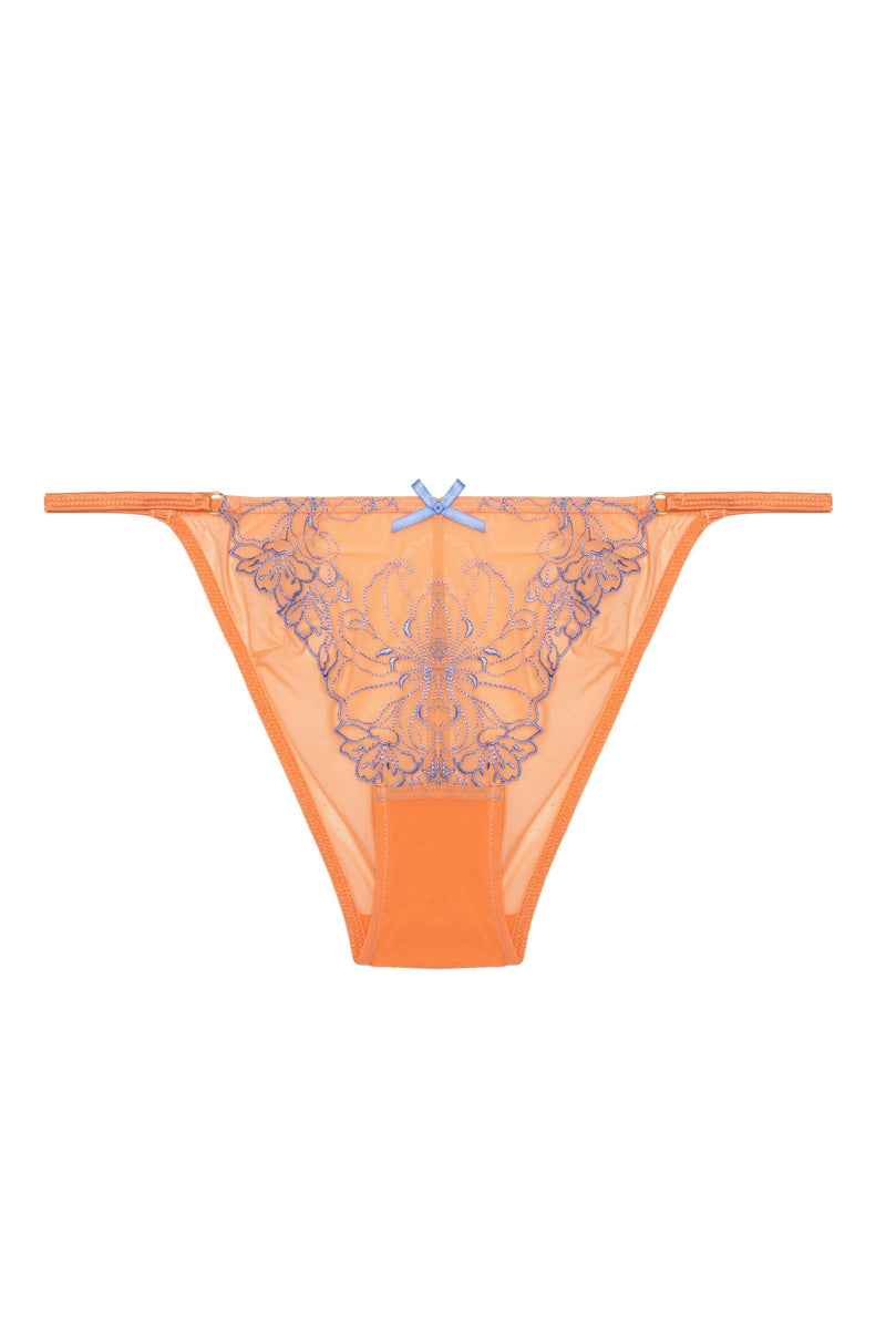 Palm Bay Coral Embroidery Plunge Bra – Playful Promises USA