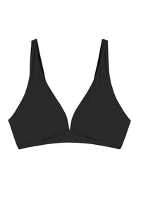 Second Skin Black Recycled Triangle Bra