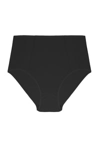 Second Skin Black Recycled Highwaist Brief