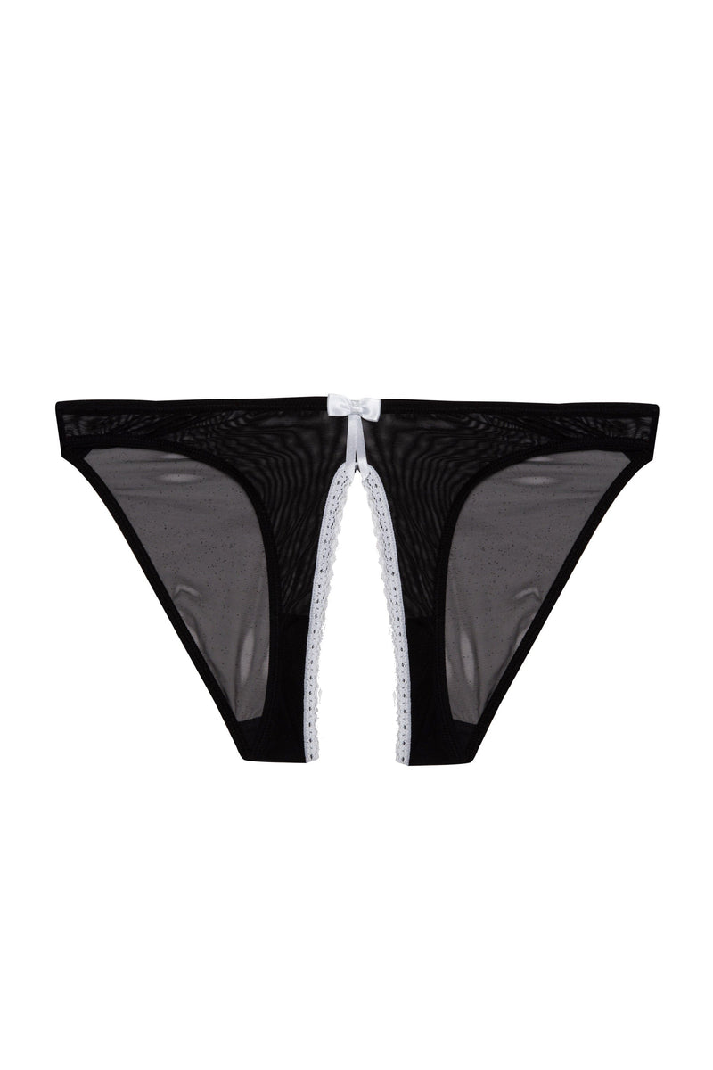 Miranda Black and Ivory Ouvert Brief