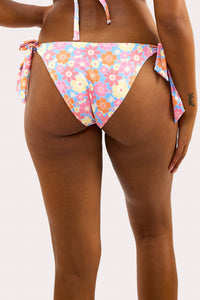 Floral Tie Side Bikini Bottom