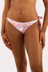 Floral Tie Side Bikini Bottom