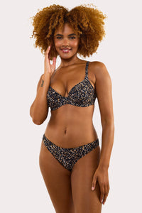 Juliet Leopard Print Mix & Match D+ Underwired Bikini Top