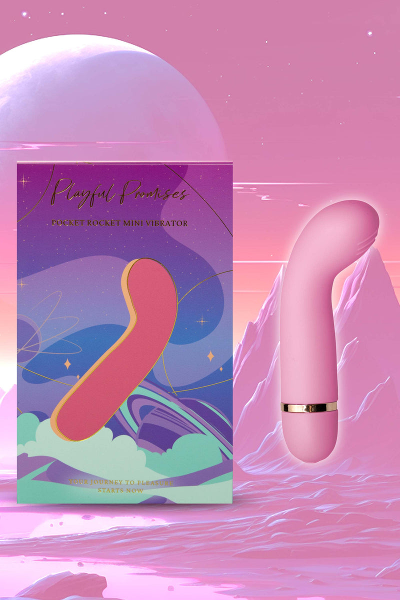 Pocket Rocket Silicone Vibrator With 10 Vibration settings Playful Promises USA Pocket Rocket Silicone Vibrator With 10 Vibration settings Playful Promises USA