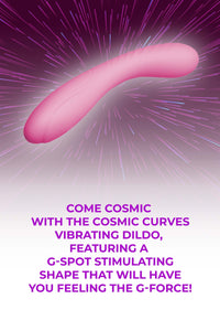 Cosmic Curves Vibrating Dildo With 10 Vibrating Settings