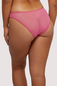Grace Pink Supportive Net Lingerie Set