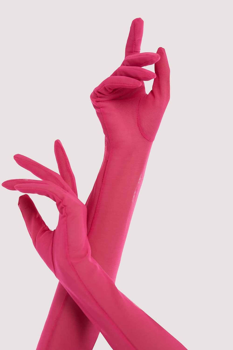 Hot Pink Gloves Playful Promises USA