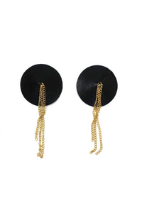 Peek & Beau Elvira Lace Gold Chain Tassel Pasties