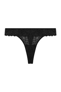 Ariana Black Lace Thong