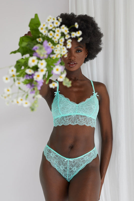 Ariana Mint Everyday Lace Bralette