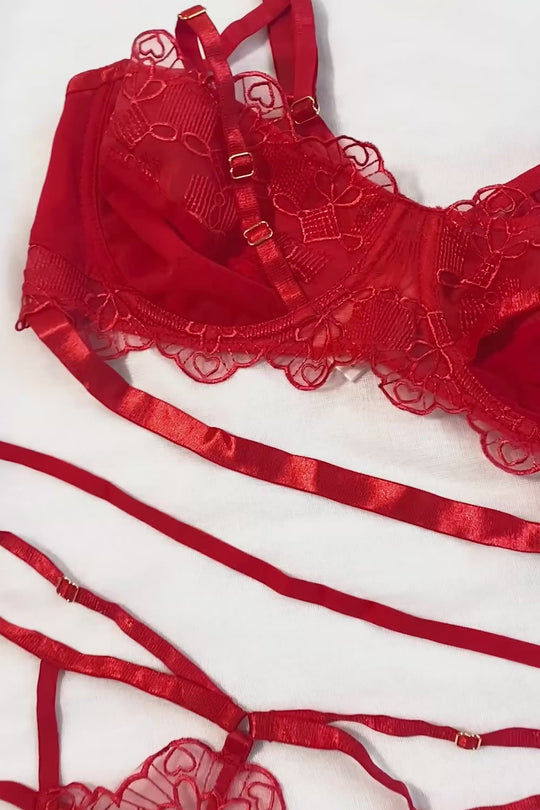Iris Slider Red Thong