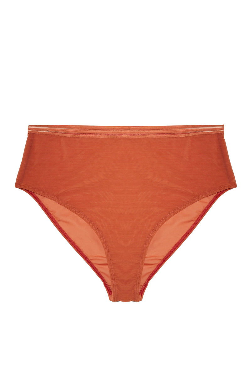 Chelsea Cinnamon Mesh Highwaist Brief