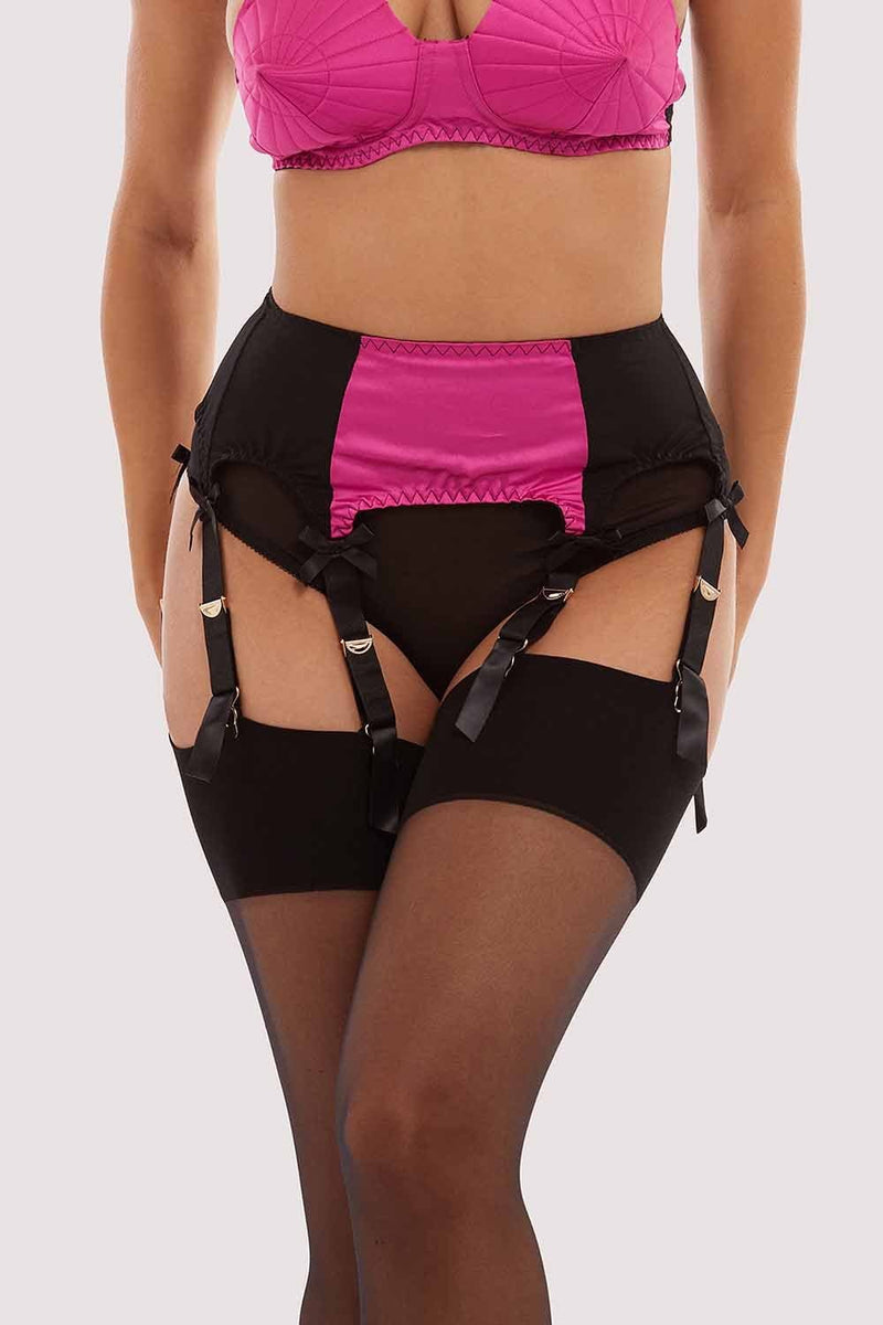 Classic Suspender Belt Hot Pink Playful Promises USA Classic Suspender Belt Hot Pink Playful Promises USA