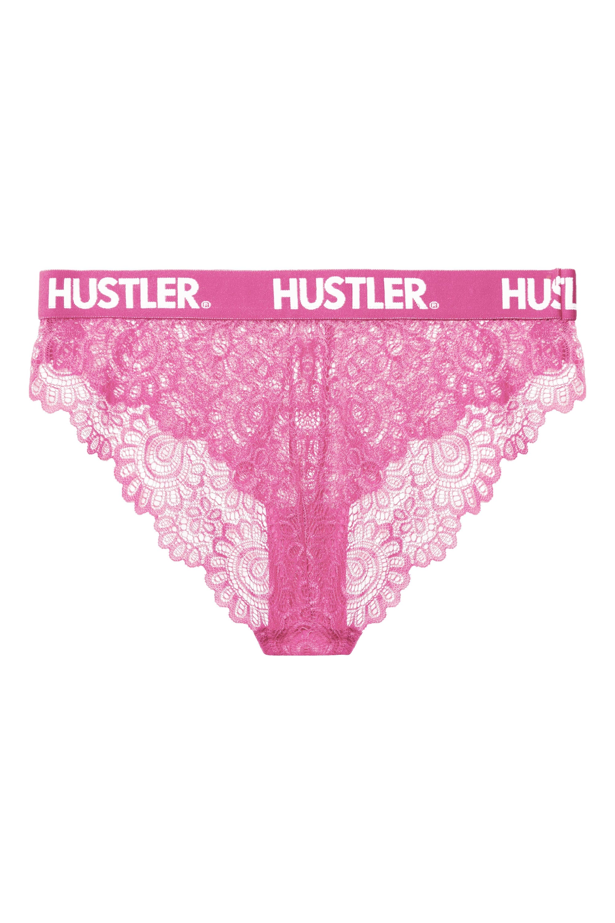 Branded Pink Lace Brief