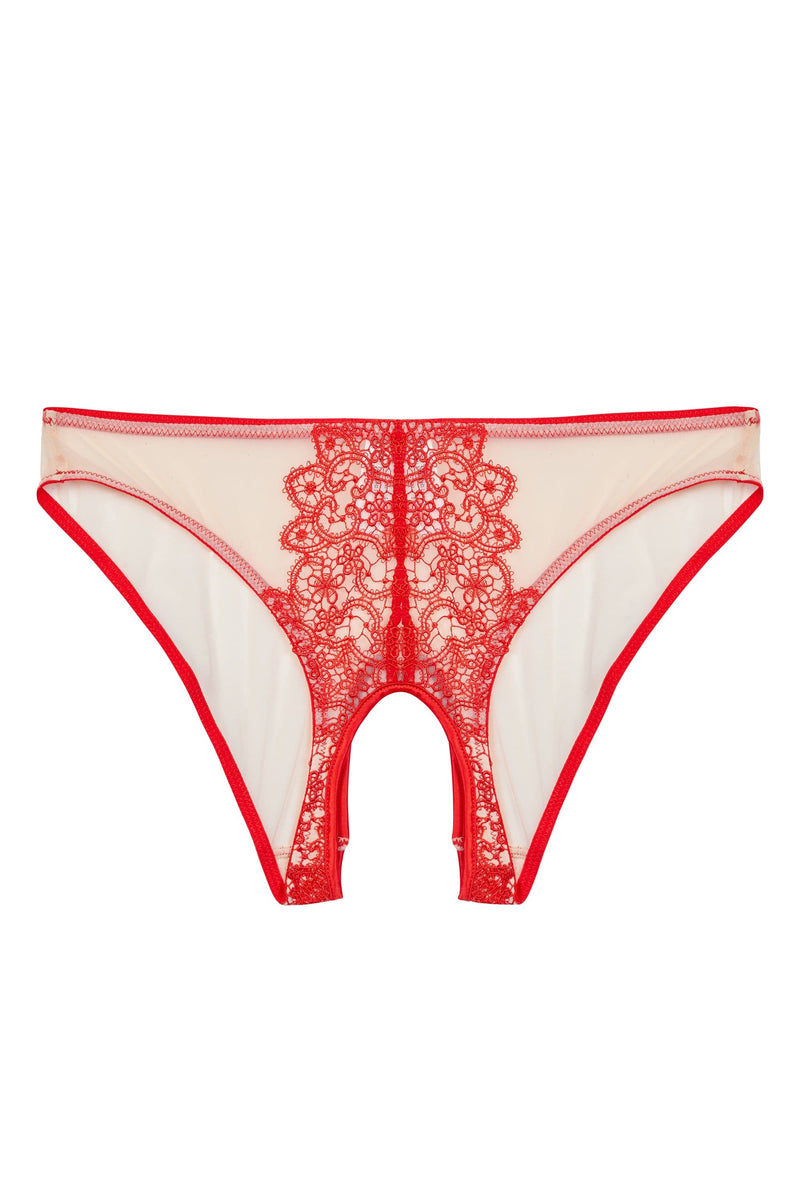 Anaise Red Ouvert Brief