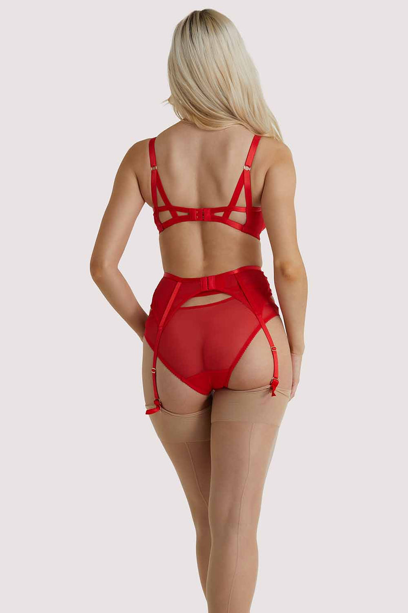 Madame X Red Suspender