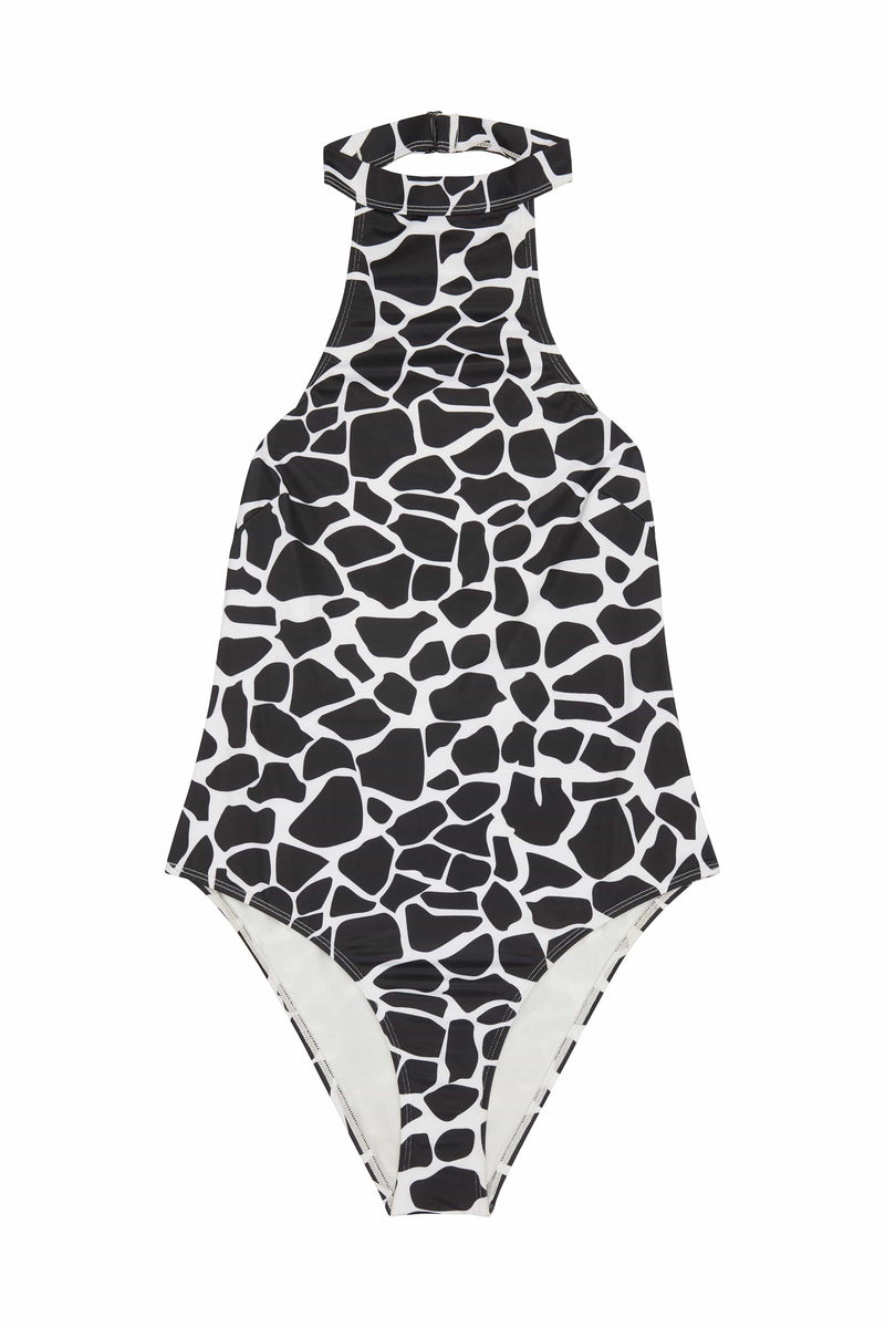 White Eco Giraffe Swimsuit