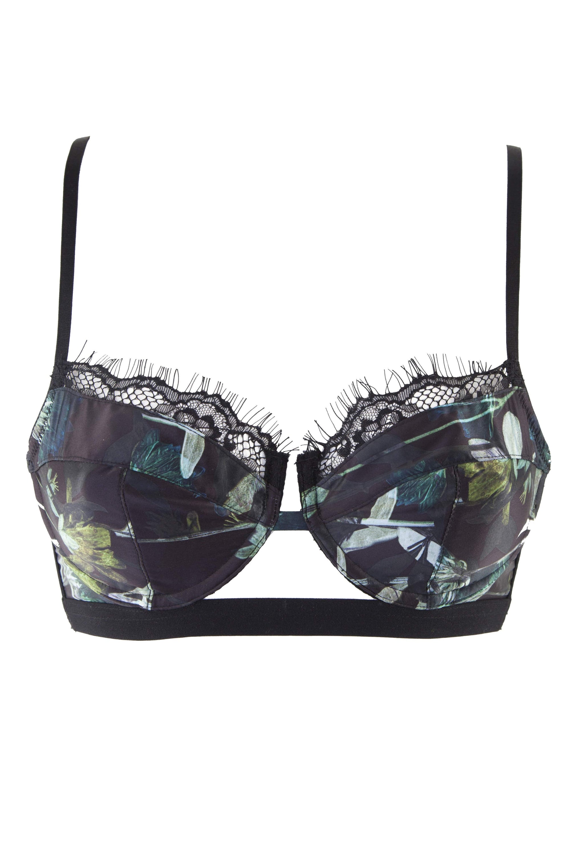 Lounge Bra With Abstract Print - Déesse Collection
