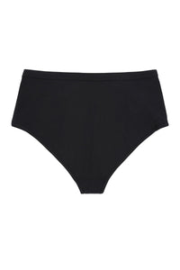 Hunter McGrady Plus Size/Curve Black Lace Panelled Bikini Bottom