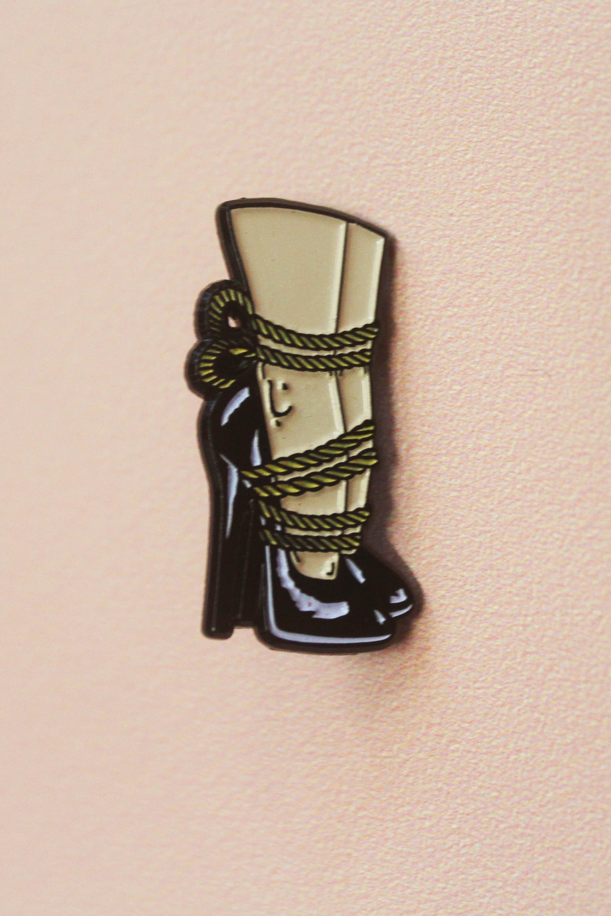 All Tied Up Enamel Pin