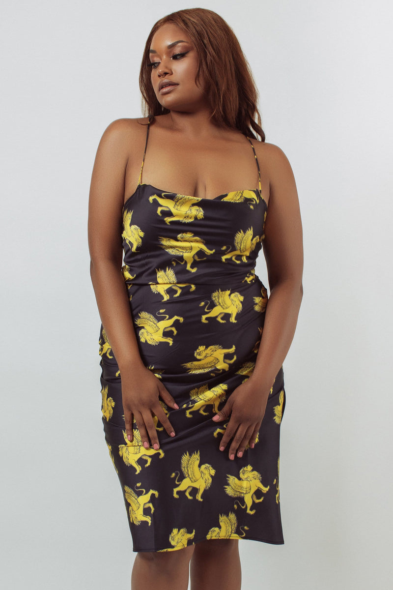 kilo brava floral mini slip dress Floral Slip Mini Dress & Thong Set