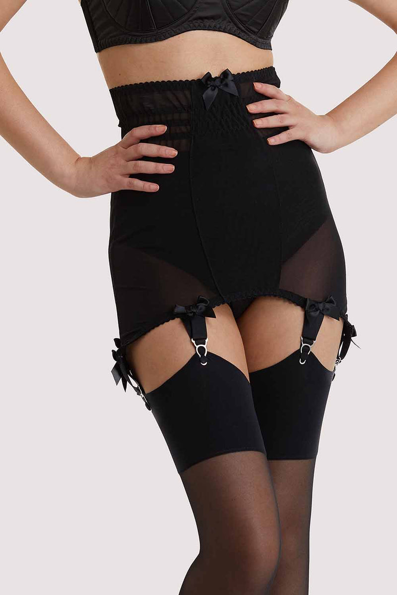 Vintage Black Lace Girdle With 6 Garters Size Small - Great! - clothing &  accessories - by owner - apparel sale 
