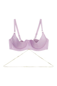 Felicity Hayward Knox Chain Quarter Cup Bra Lilac