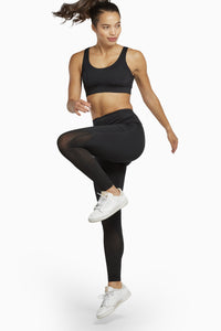 Mesh Panel High Waisted Activewear Leggings