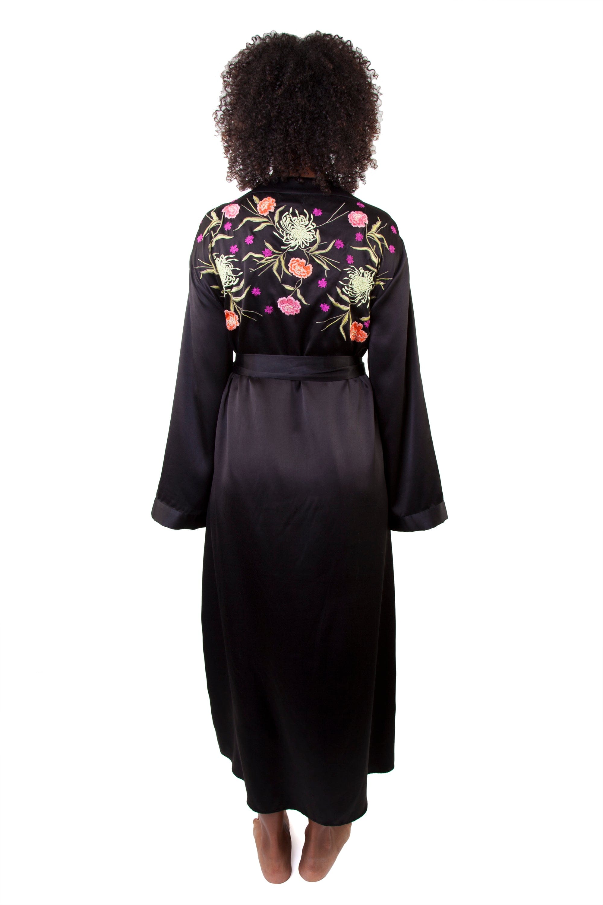 Jasmin Long Embroidered Kimono - Seconds