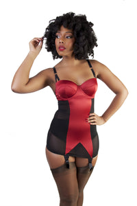 Black/Red Shaping Corselette