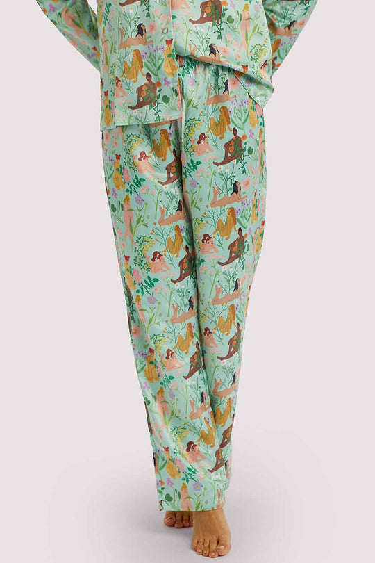 Bodil Jane Recycled Nudes & Flowers Trousers