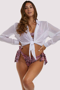 Tie Front Beach Shirt