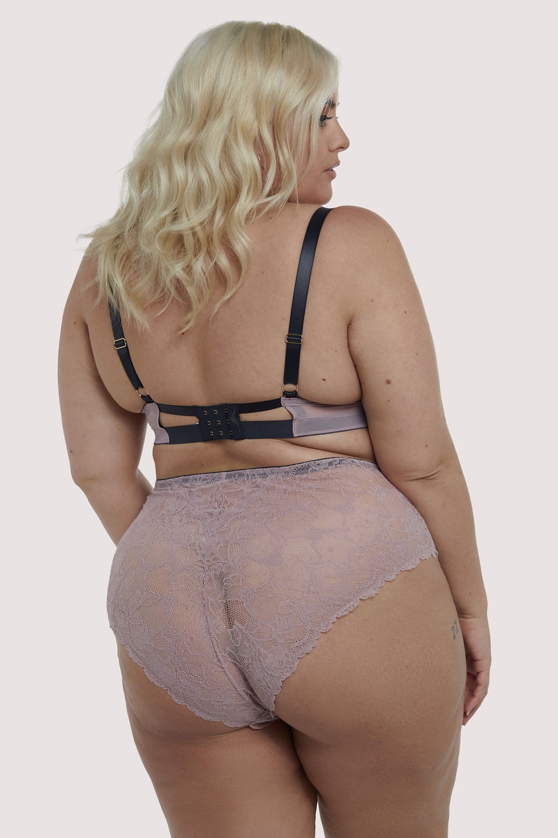 Celestina Pink High Waist Curve Brief