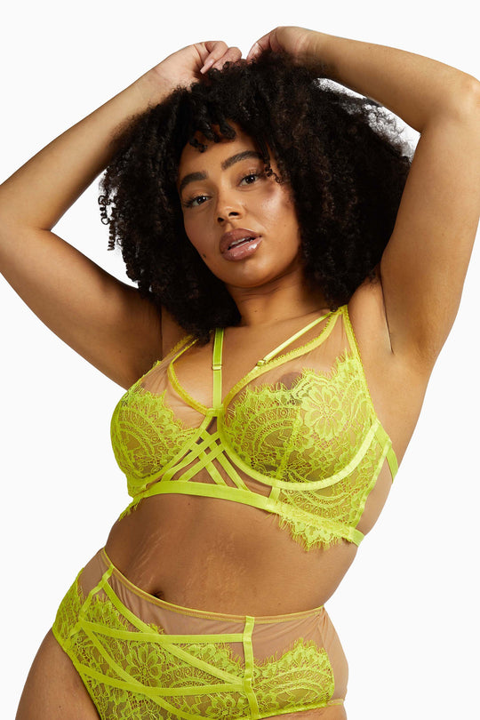 Gabi Fresh Kinsley Neon Lace Bra