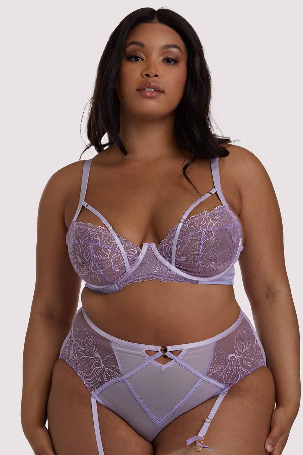 Mila Lilac Lace Bra