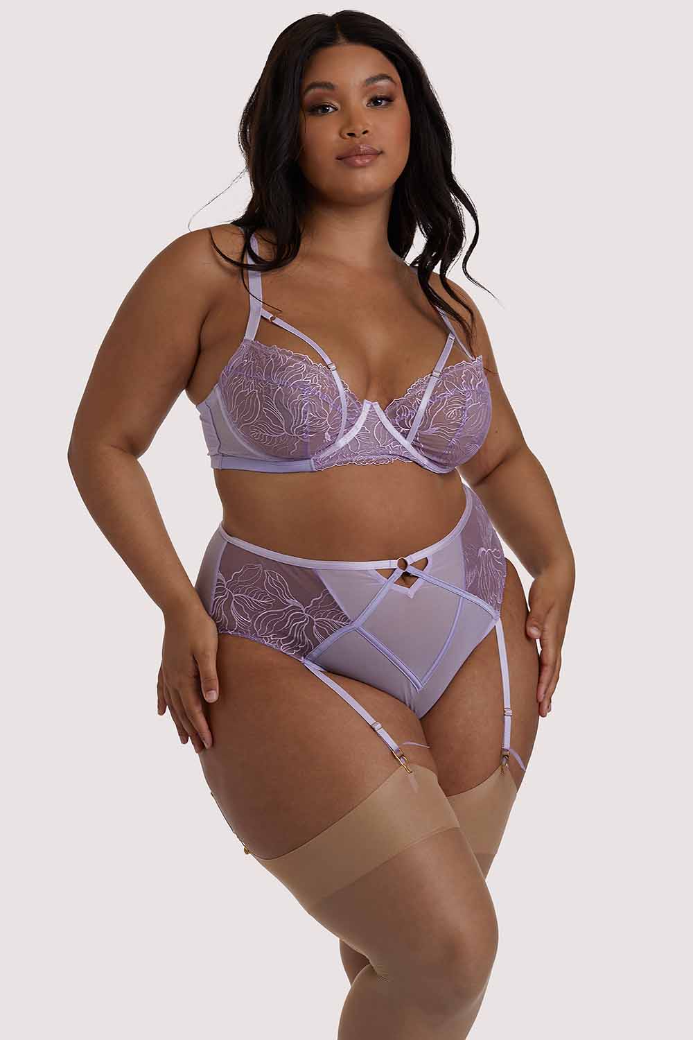 Mila Lilac Lace Bra