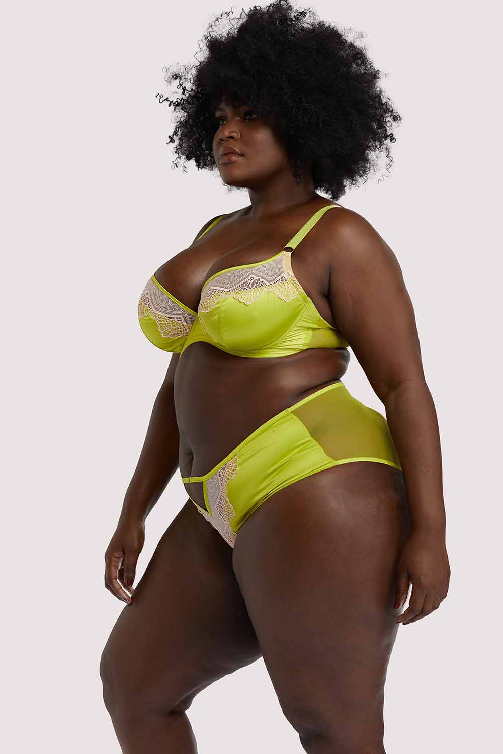 Vivi Chartreuse Highwaist