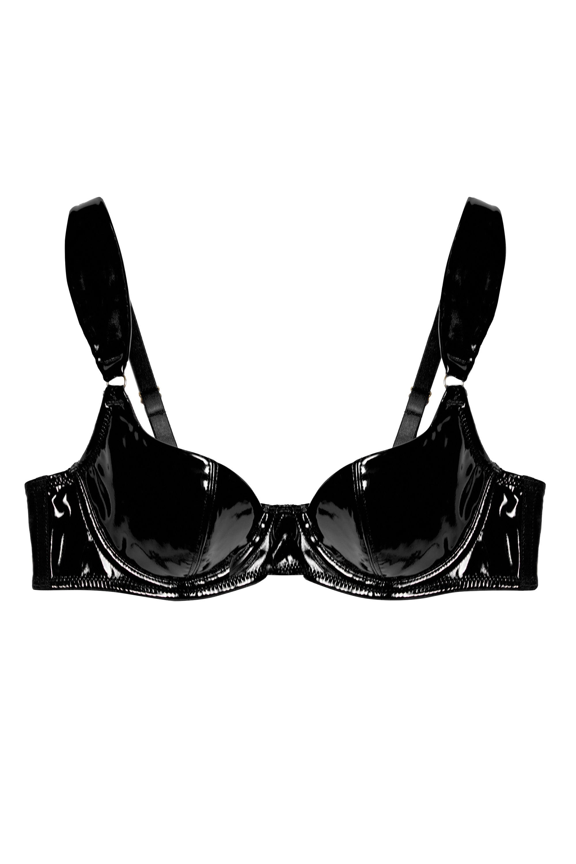 Maxine PVC Plunging Bra and Matching Panty Set by Hustler Lingerie X  Playful Promises – DareLingerie