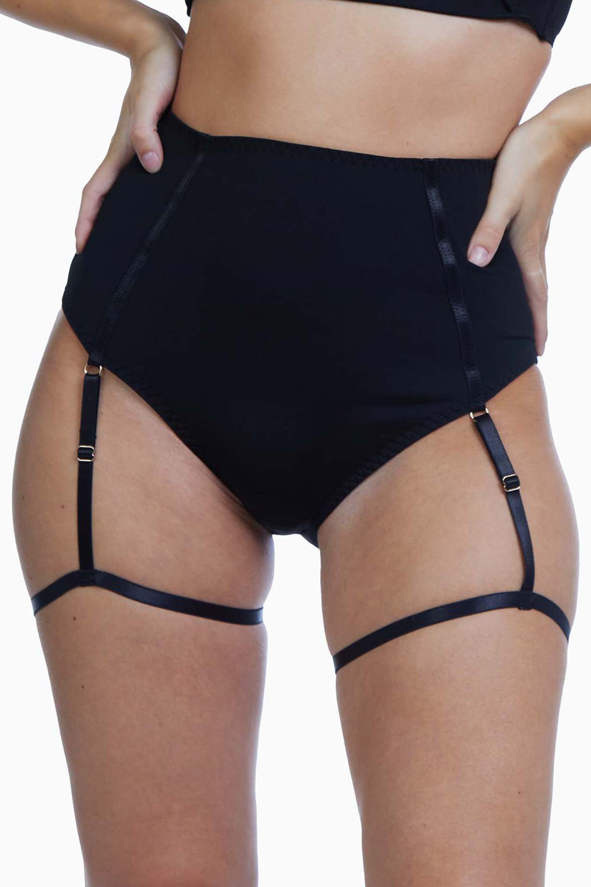 Regalia Santana Microfibre Suspender High Waist Brief