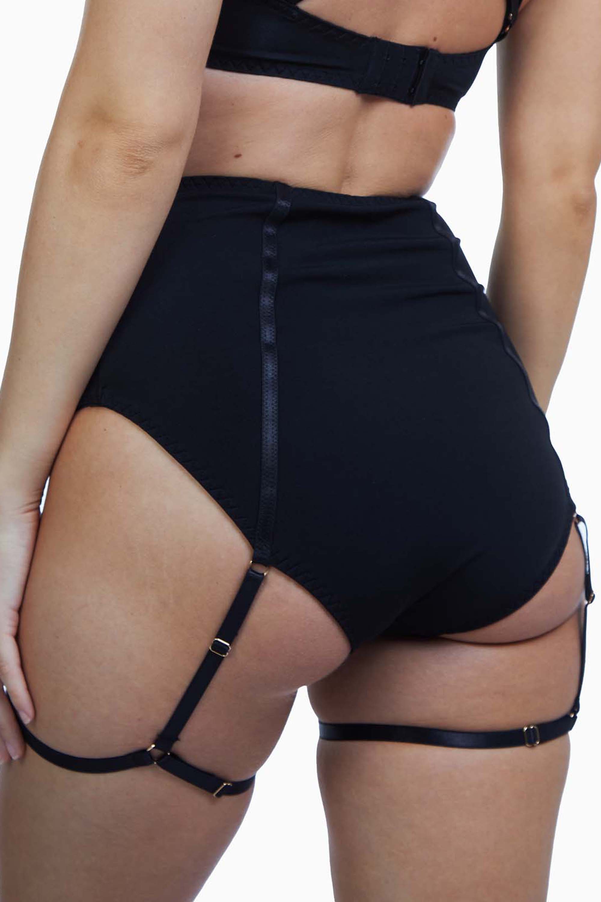 Regalia Santana Microfibre Suspender High Waist Brief