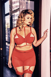 Juliet Red Roll On Girdle Curve