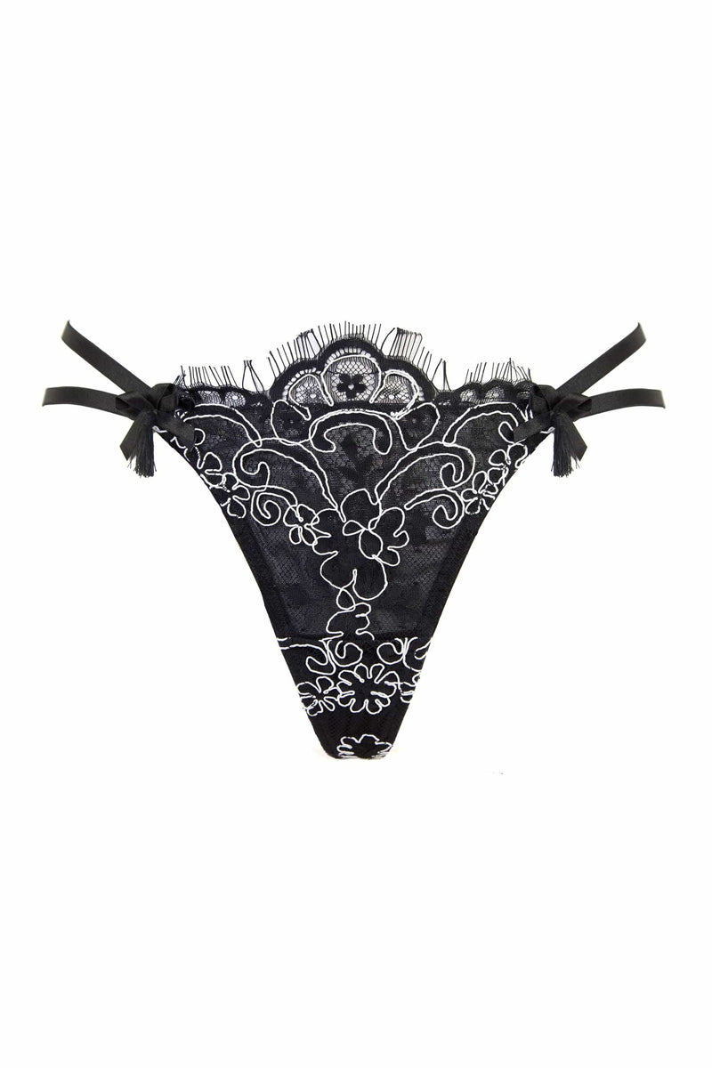 Ruth Corded Lace Thong Curve
