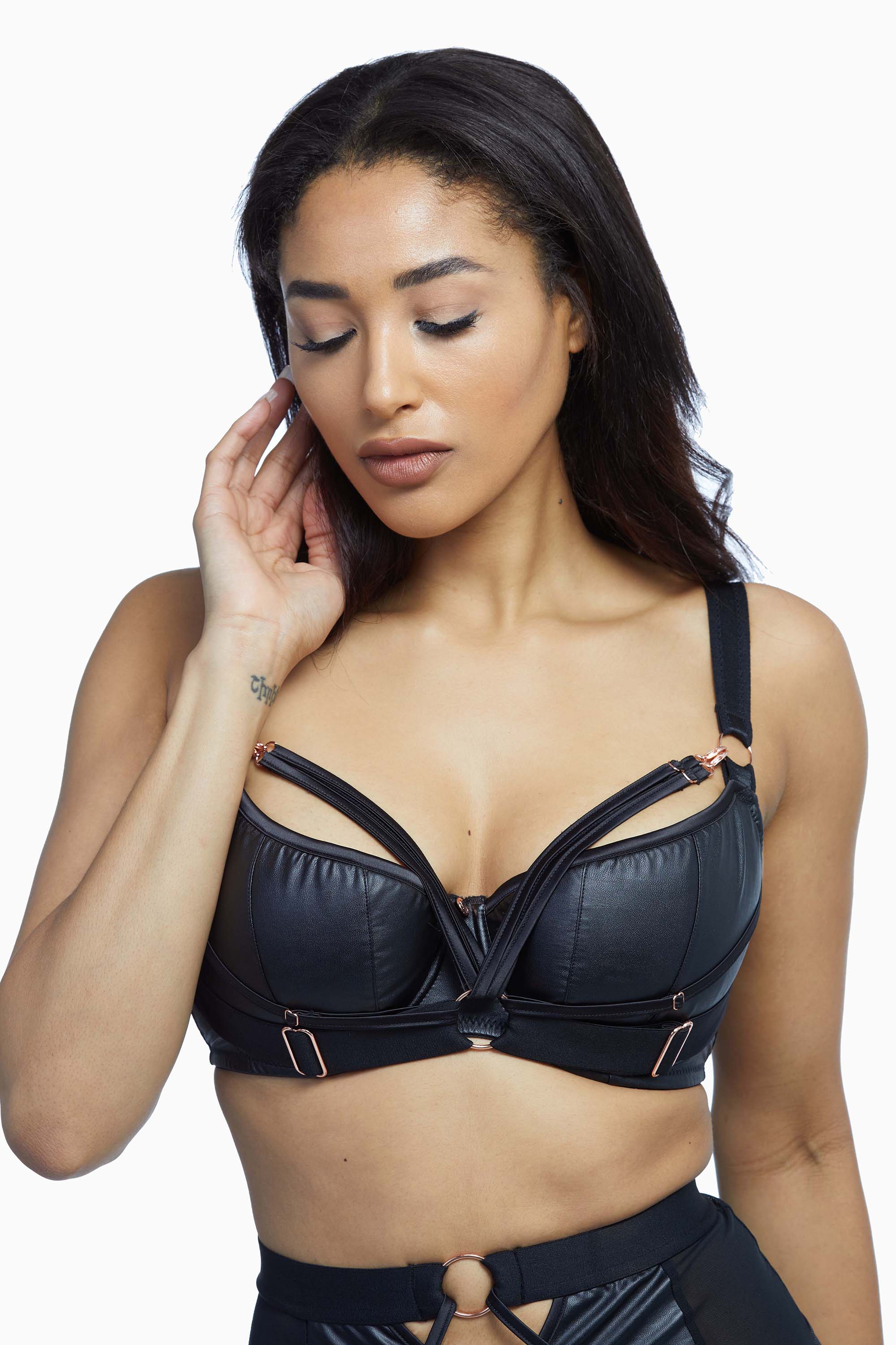 Scantilly by Curvy Kate Harnessed Padded Half Cup Bra - Belle Lingerie