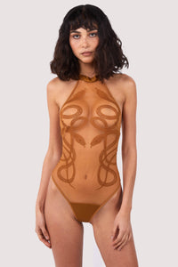 Medusa Liquid Gold Bodysuit